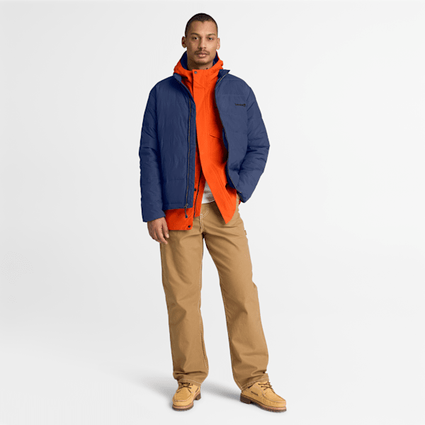 Men's Axis Peak Water Repellent Puffer Jacket / Dark Navy