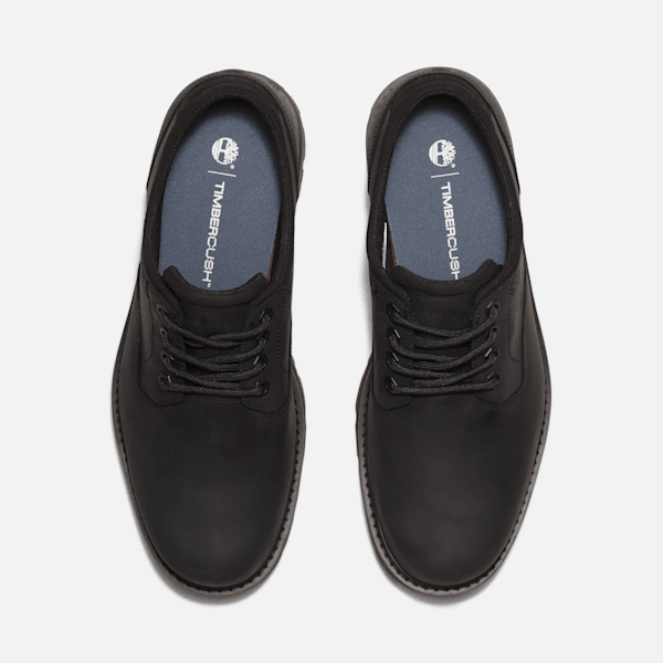 Men's Britton Road Waterproof Shoe / Black Full-Grain