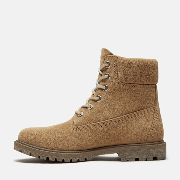 Women's Timberland® 6-Inch Waterproof Boot / Beige Suede