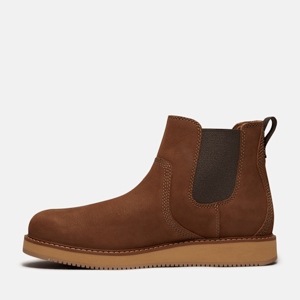 Men's Redwood Edge Chelsea Boot / Rust Nubuck