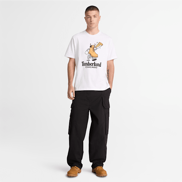 Men's Graphic City T-Shirt / Chicago White