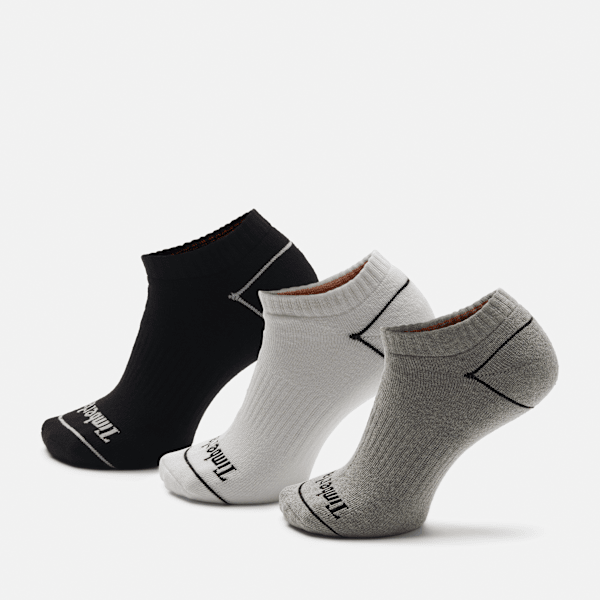 Bowden 3-Pack Full Cushion No-Show Sock / Multicolor