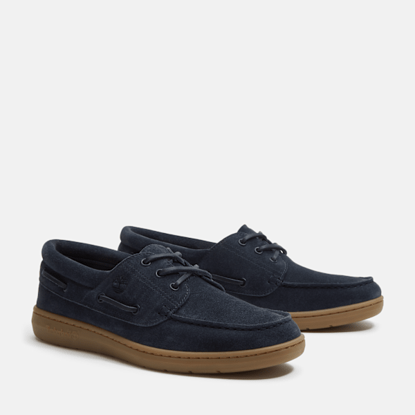 Men's Timberland® Portofino Pier Boat Shoe / Navy Suede