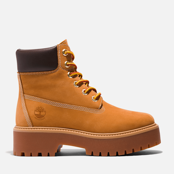 Women's Stone Street 6-Inch Waterproof Platform Boot / Wheat