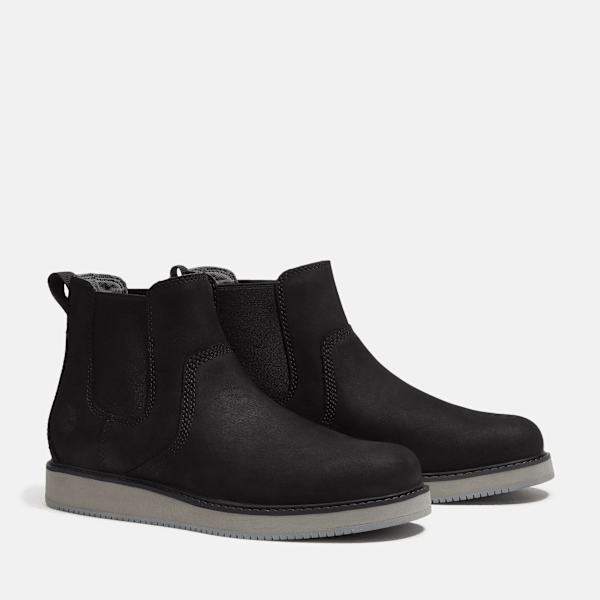 Men's Redwood Edge Chelsea Boot / Black Nubuck