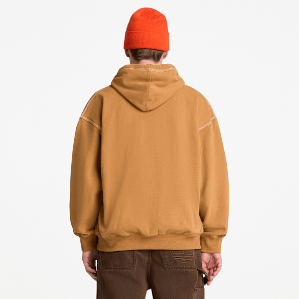 Men's Iconic Full-Zip Hoodie / Wheat