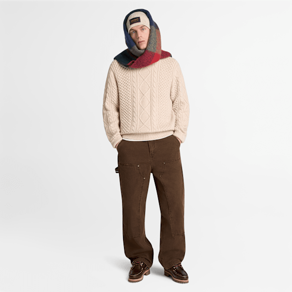 Men's Rindge Double Knee Canvas Carpenter Pant / Chicory Coffee Brown
