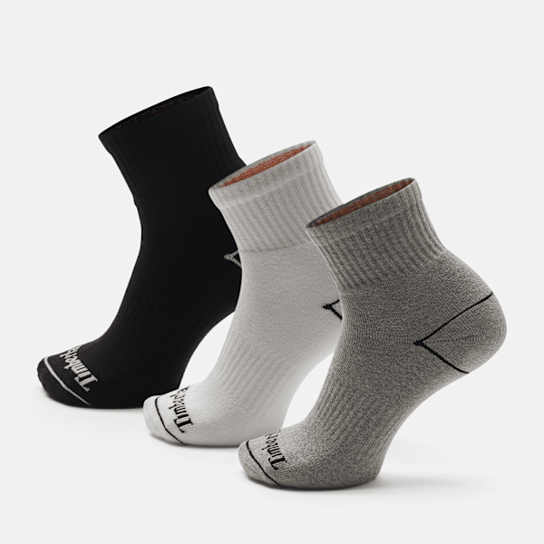 Bowden 3-Pack Full Cushion Quarter Sock / Multicolor