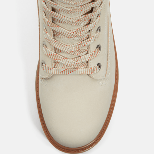 Women's Stone Street Platform Mid Boot / Light Beige Nubuck
