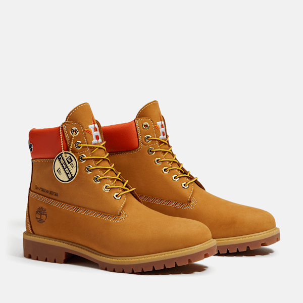 Men's Timberland® x New Era® Astros 6-Inch Waterproof Boot / Wheat Astros