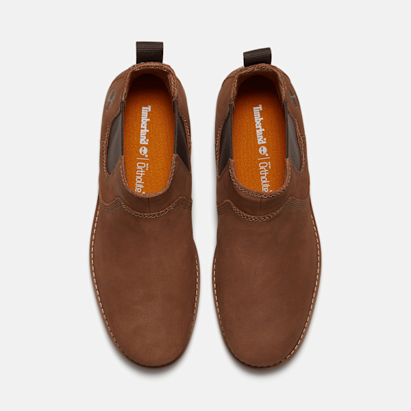 Men's Redwood Edge Chelsea Boot / Rust Nubuck