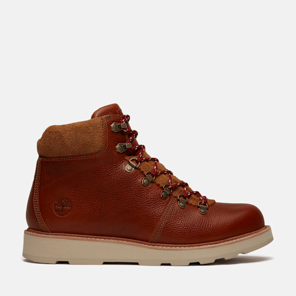 Men's Britton Mills Mid Waterproof Boot / Rust Full-Grain