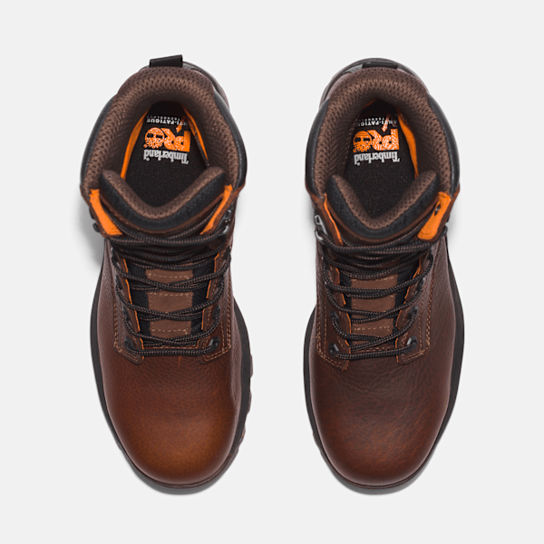 Men's TiTAN™ EV 8" Composite Toe Waterproof Work Boot / Teak Brown