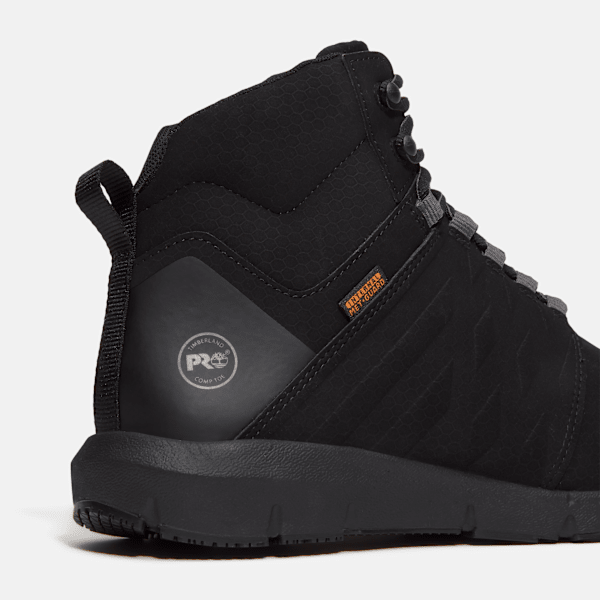 Men's Radius Mid Met Guard Composite Toe Work Sneaker / Black/Grey
