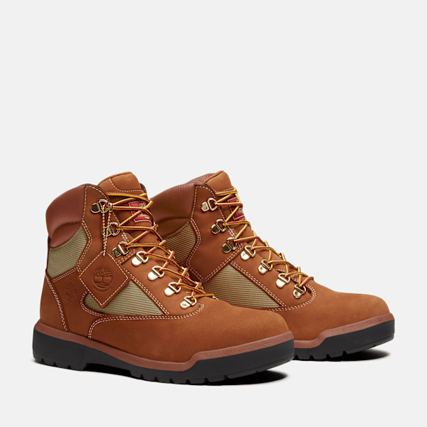 Men's Waterproof Mid Field Boot / Wheat Nubuck