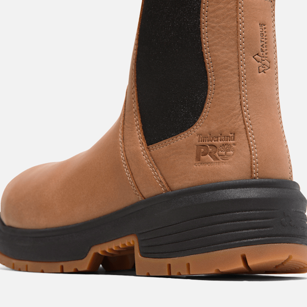 Women's TimberlandPRO® Birchline 6" Comp-Toe Work Boot / Light Brown Full-Grain
