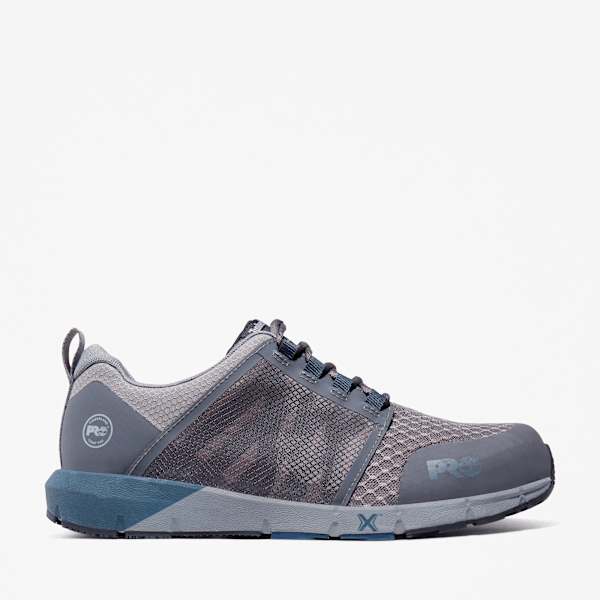 Men's Radius Composite Toe Work Sneaker / Grey/Navy