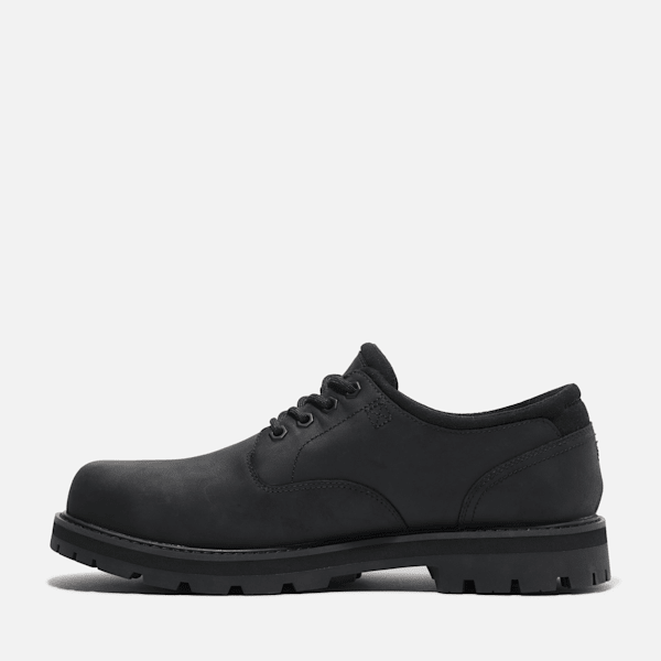 Men's Britton Road Waterproof Shoe / Black Full-Grain