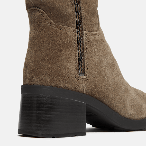 Women's Bellevaux Tall Side-Zip Boot / Dark Brown Suede