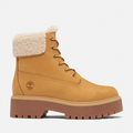 Women's Stone Street Warm-Lined Waterproof Platform Boot / Wheat Nubuck