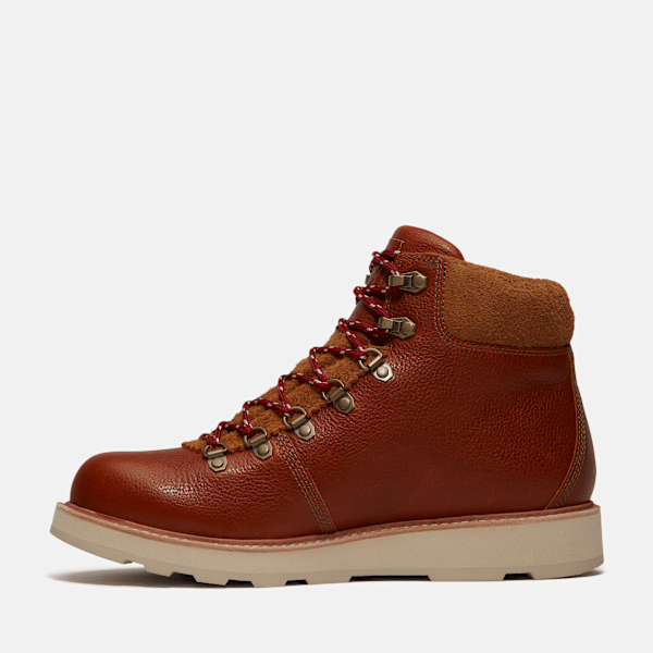 Men's Britton Mills Mid Waterproof Boot / Rust Full-Grain