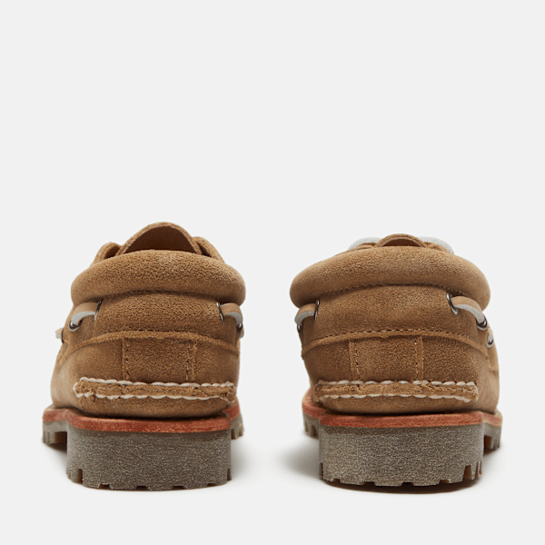 Women's Timberland® Authentic Boat Shoe / Beige Suede