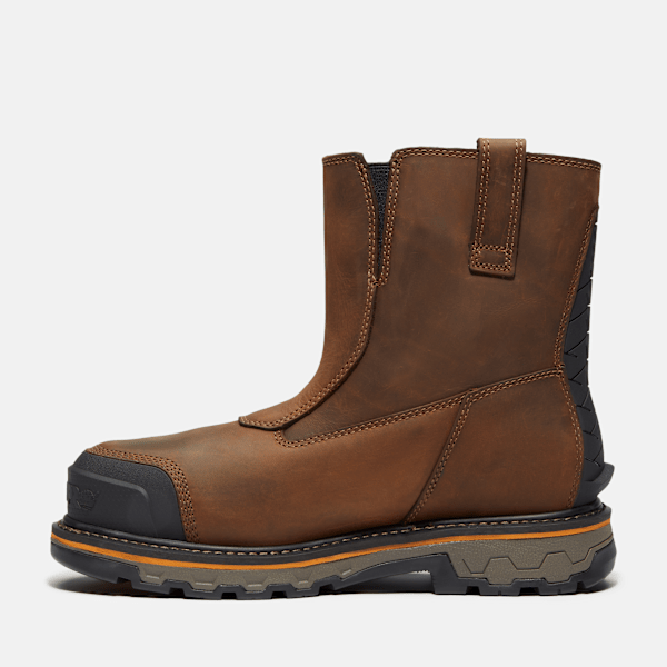 Men's True Grit Chelsea Soft Toe Waterproof Work Boot / Medium Brown Full-Grain