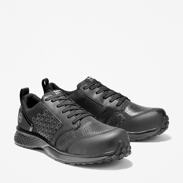 Men's Reaxion Composite Toe Work Sneaker / Black/Grey