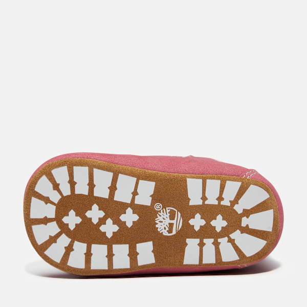 Infant Crib Bootie / Medium Pink Nubuck