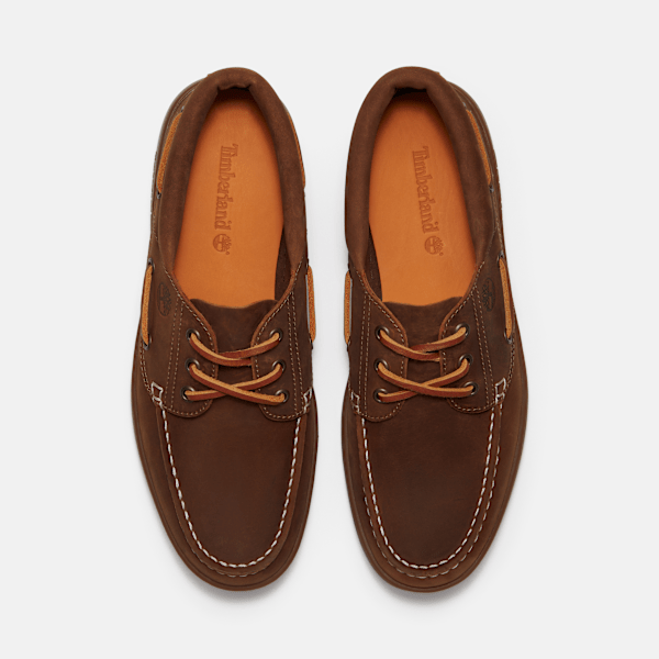 Men's Timberland® Portofino Pier Boat Shoe / Taupe Full-Grain