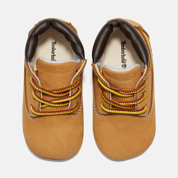 Infant Crib Bootie / Wheat Nubuck