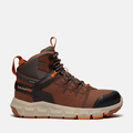 Men's Tempe 6" Alloy Toe Waterproof Work Boot / Medium Brown Leather