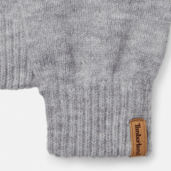 Men's Rib Knit Glove / Medium Grey Heather
