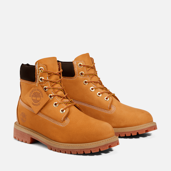 Junior Timberland® Premium 6-Inch Waterproof Boot / Wheat