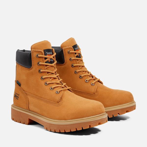 Men's Direct Attach 6" Soft Toe Waterproof Work Boot / Wheat