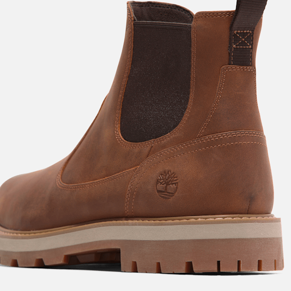 Men's Britton Road Chelsea Boot / Rust Full-Grain