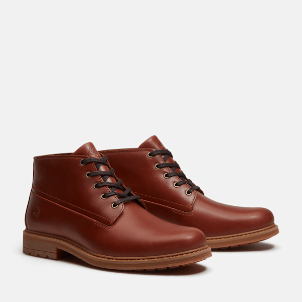 Men's Stormbucks Waterproof Chukka Boot / Rust Full-Grain