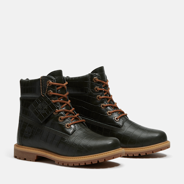Women's Timberland® Premium 6-Inch Boot / Dark Green Full-Grain
