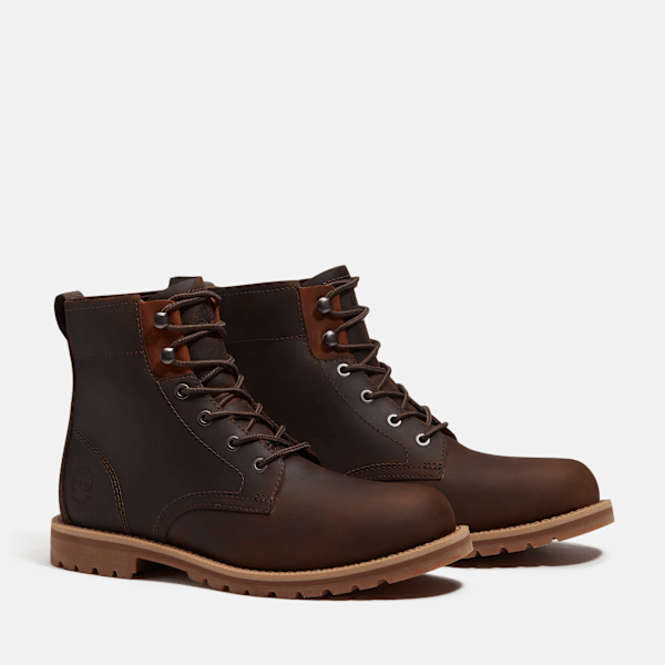 Men's Britton Mills Waterproof Boot / Dark Brown Full-Grain
