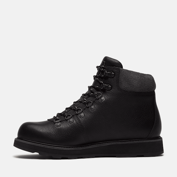 Men's Britton Mills Mid Waterproof Boot / Black Full-Grain