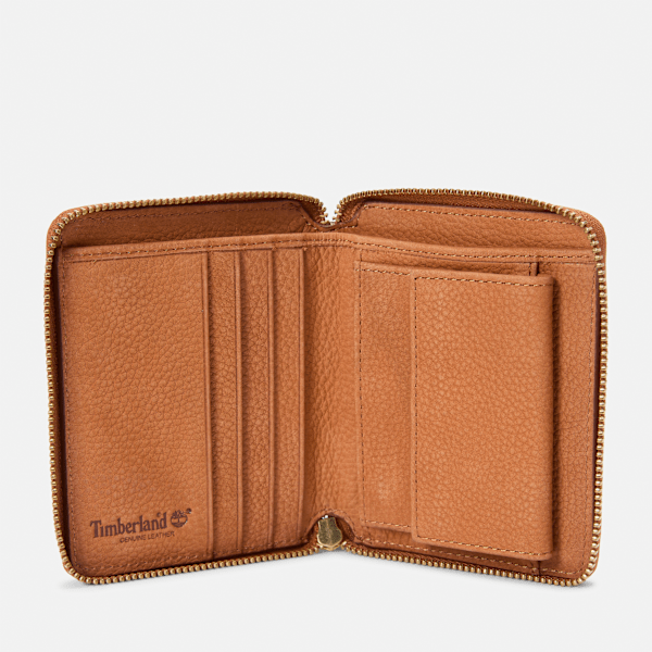 Tuckerman Zip Wallet with Coin Pocket / Tan