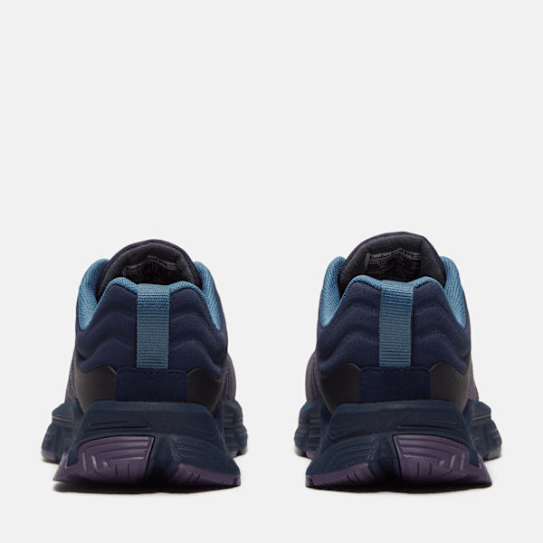 Women's XR-1 Dynamic Natural Fit Alloy Toe Work Sneaker / Blue Ripstop/Purple