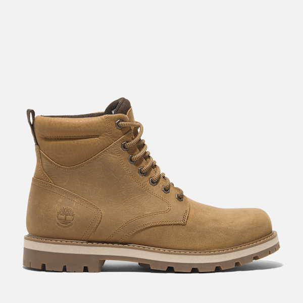 Men's Britton Road Mid Lace-Up Waterproof Boot / Wheat Full-Grain