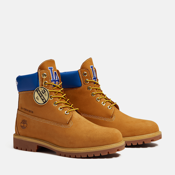 Men's Timberland® x New Era® Dodgers 6-Inch Waterproof Boot / Wheat Dodgers