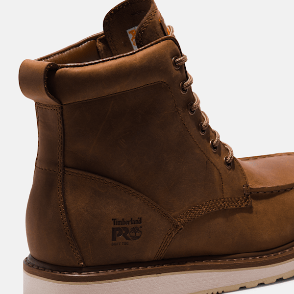 Men's Wedge 6 inch Work Boot / Coconut Brown