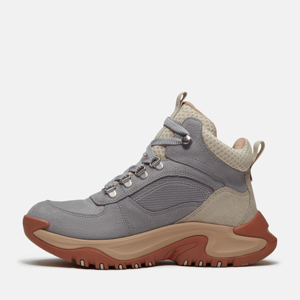 Women's Mt. Maddsen Peak Mid Waterproof Hiking Boot / Medium Grey Suede