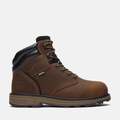 Men's TiTAN™ Tasker 6" Alloy-Toe Waterproof Work Boot / Brown Full-Grain