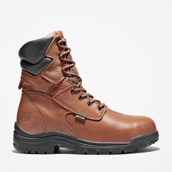 Men's TiTAN™ 8" Alloy Toe Waterproof Work Boot / Brown