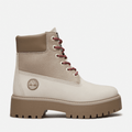 Women's Year of the Snake Stone Street 6-Inch Waterproof Platform Boot / White Nubuck