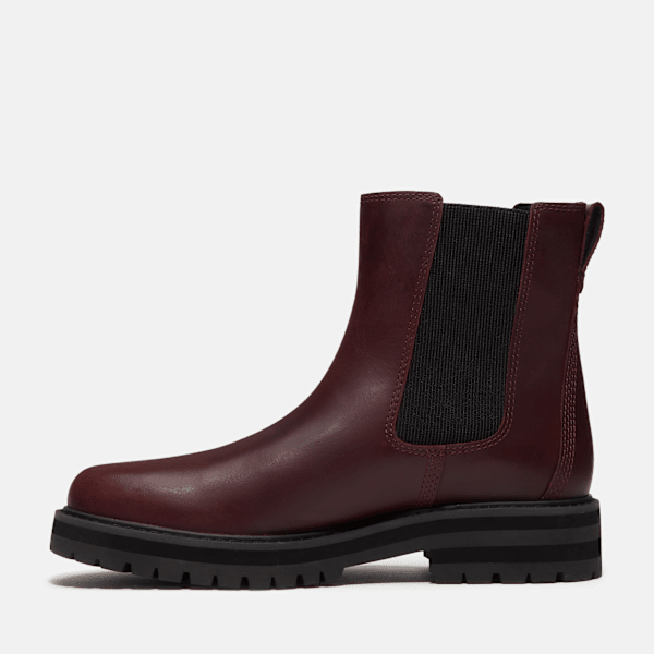 Women's Britton Drive Chelsea Boot / Burgundy Full-Grain